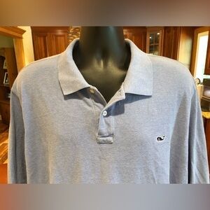 Vineyard‎ Vines men’s long sleeve polo. EUC. Sharp blue with logo. 2XL